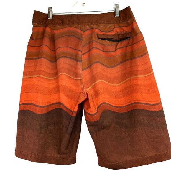 Prana Men's Striped Swim Board Shorts Size 34 - Picture 5 of 7